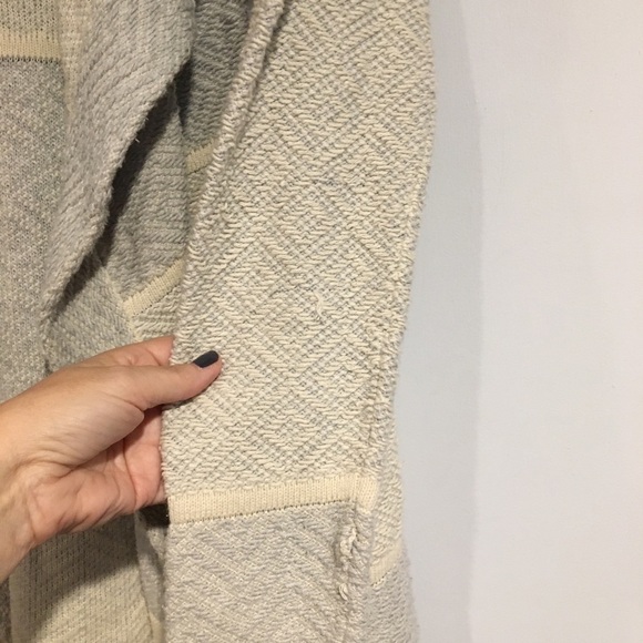 LUCKY BRAND Waterfall Cardigan white blue gray - Picture 7 of 7